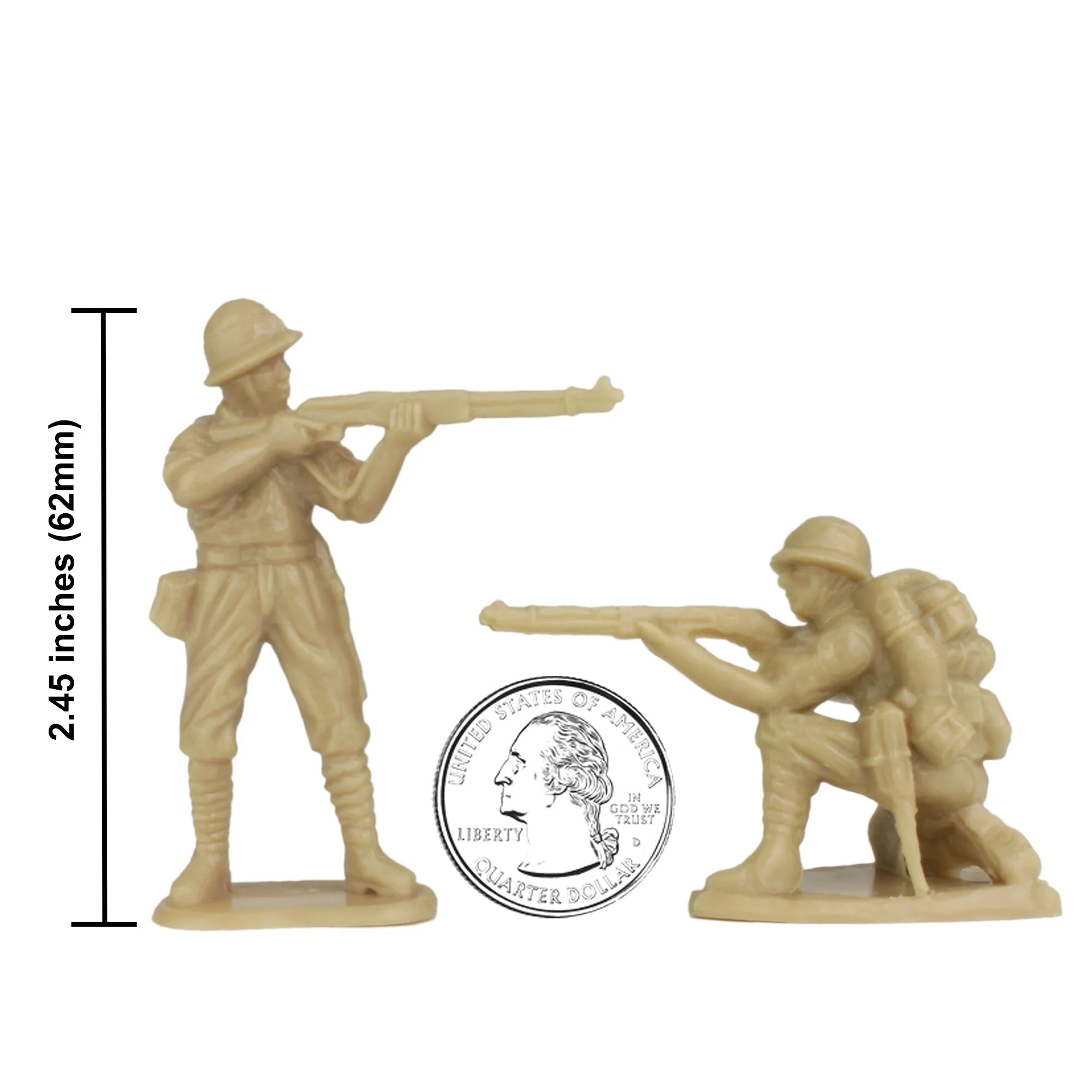 Iwo Jima Hand to Hand set A--Marine vs Japanese Soldier--two figures Iwo Jima Hand to Hand set A--Marine vs Japanese Soldier--two figures