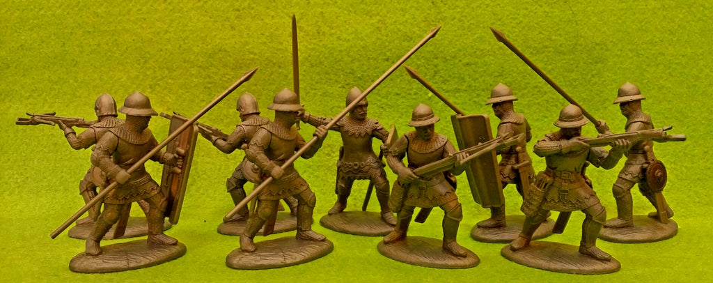 Expeditionary Force Wars of the Middle Ages French Crossbowmen and Spearmen