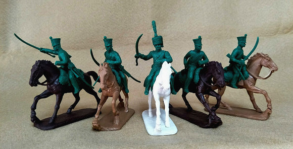 Expeditionary Force Napoleonic Wars French Chasseurs Mounted with Officer