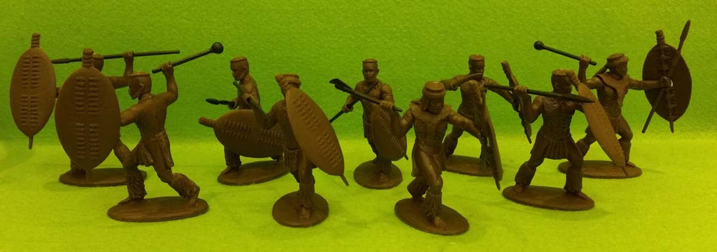 Expeditionary Force Colonial War Zulus in "Married" War Dress